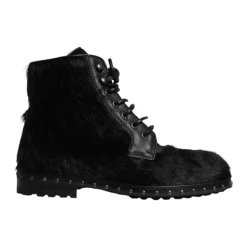 Ankelstøvletter i Studded Leather