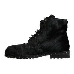 Ankelstøvletter i Studded Leather