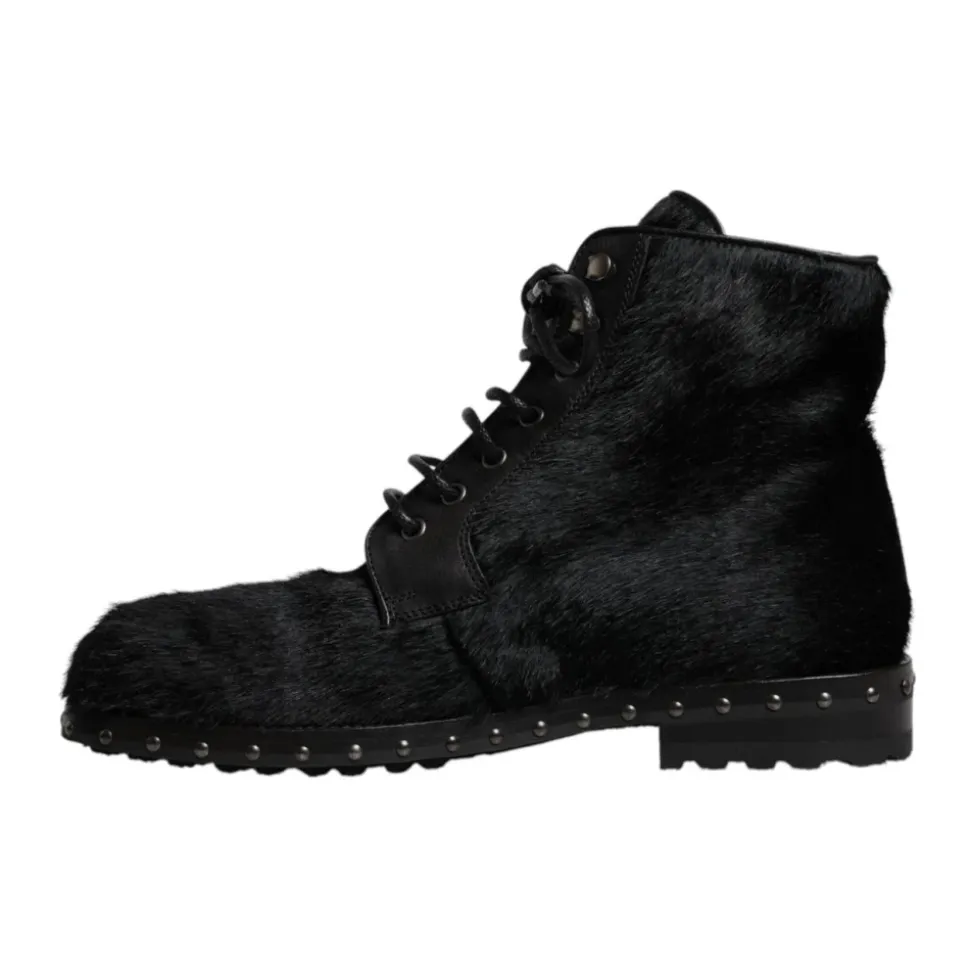 Ankelstøvletter i Studded Leather
