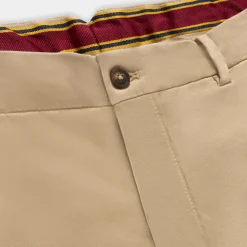Avslappet bomulls-chinos