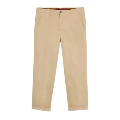 Avslappet bomulls-chinos