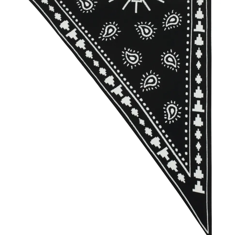 Bandana Wool Blend Scarf