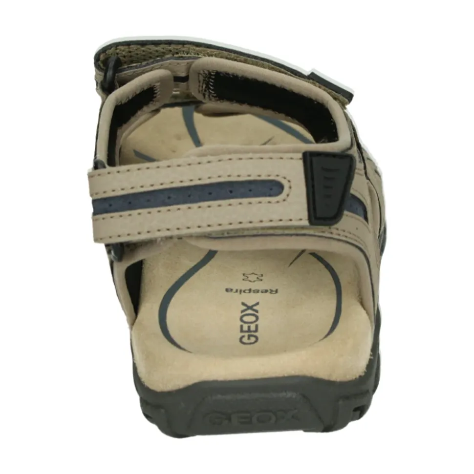 Beige Lær Sandaler