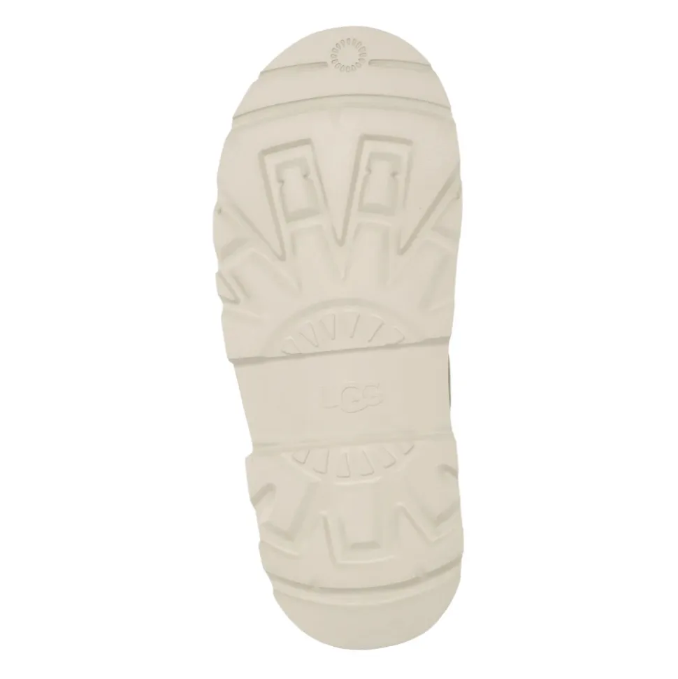 Beige Semsket Skinn Flate Sko