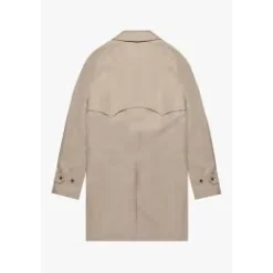 Beige Trench Coat med ikoniske detaljer