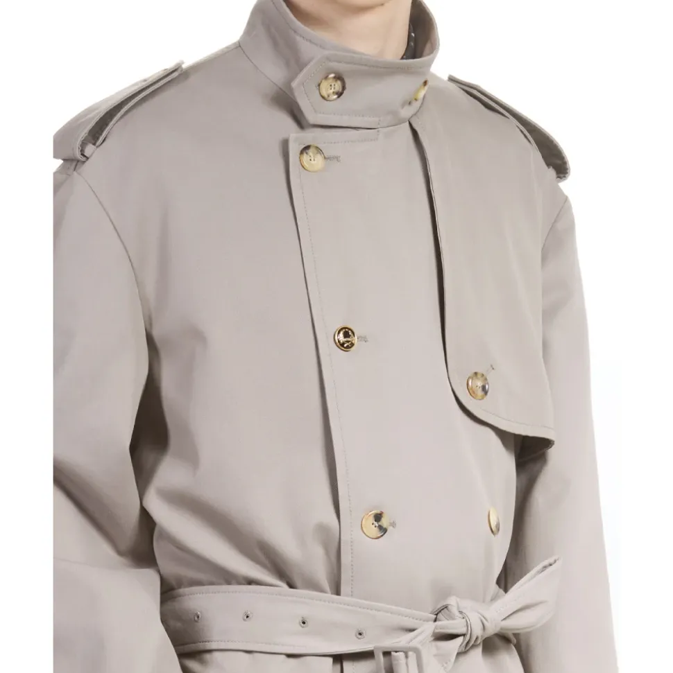 Beige Vanntett Dobbeltspent Kåpe