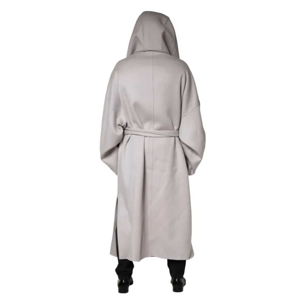 Belte Lang Trench Coat