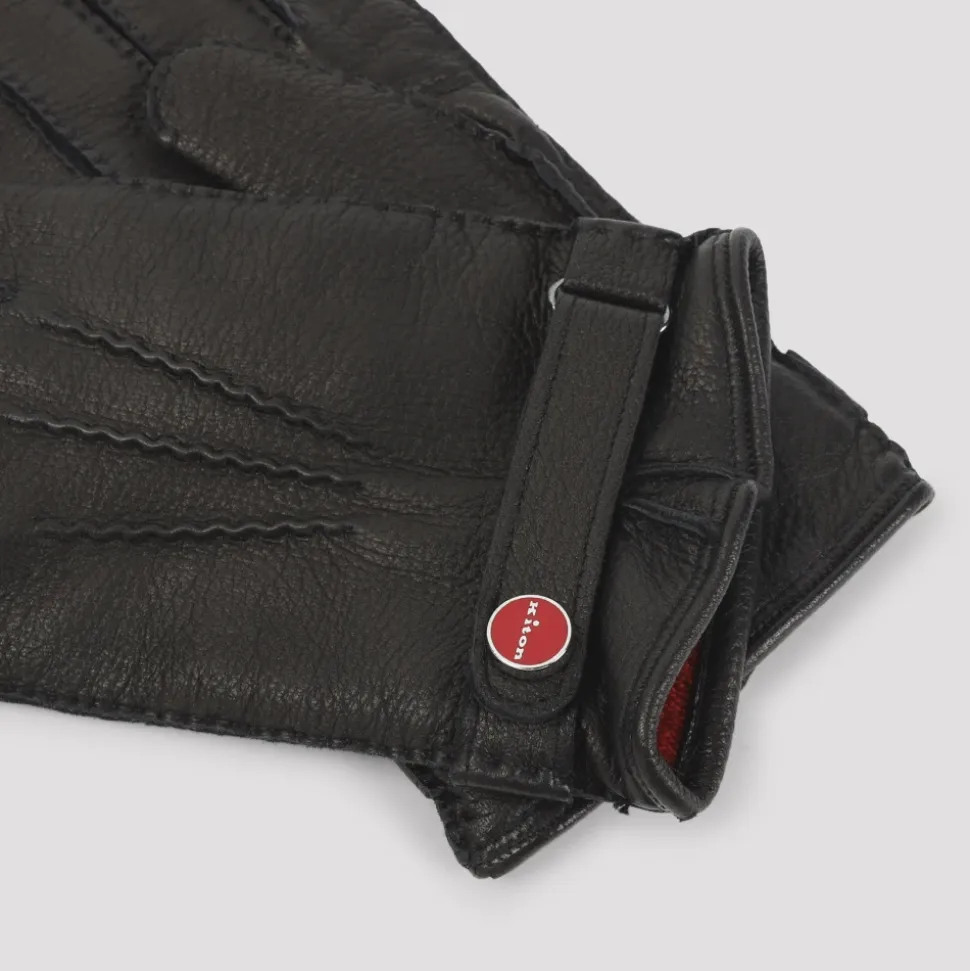 Black Deer Leather Gloves