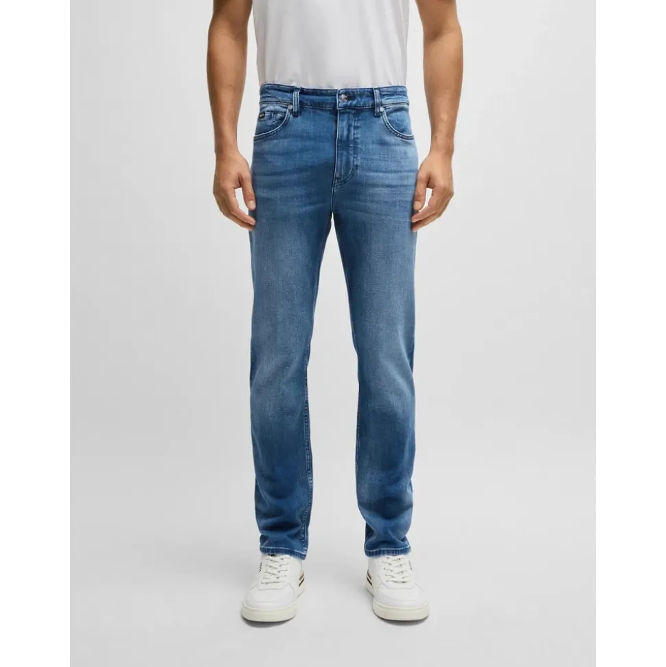 Blå Delaware Cashmere-Touch Jeans