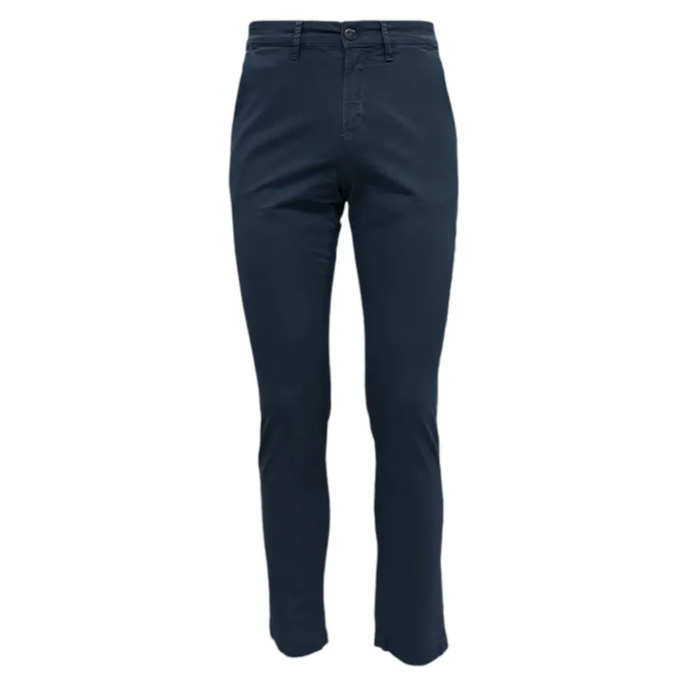 Blå Diamanttrykk Chino Bukser