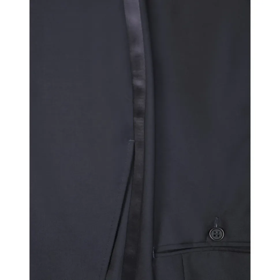 Blå dress til menn Elegant design