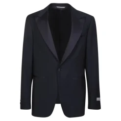 Blå dress til menn Elegant design