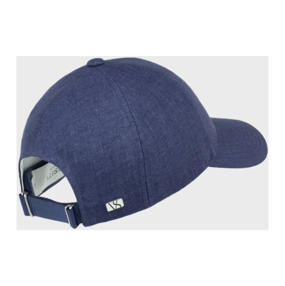 Blå Lin Caps & Luer