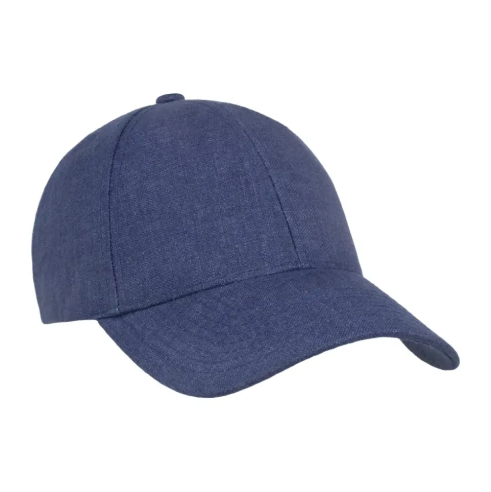 Blå Lin Caps & Luer