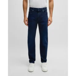Blå Maine Straight Fit Jeans