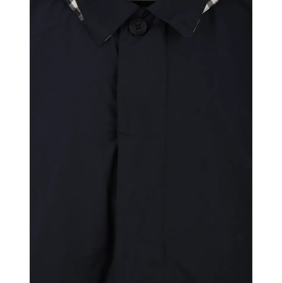 Blå Sammenleggbar Trenchcoat