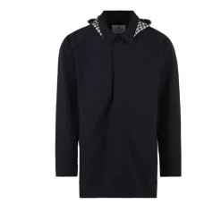 Blå Sammenleggbar Trenchcoat