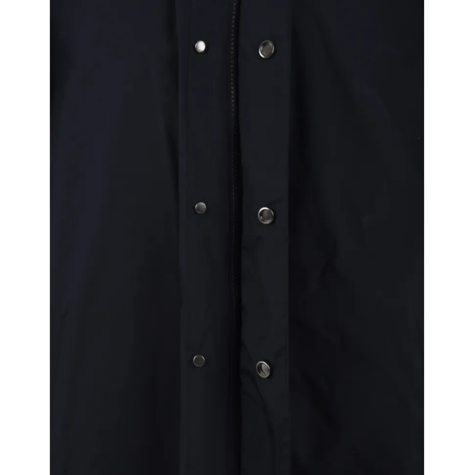 Blå Sammenleggbar Trenchcoat