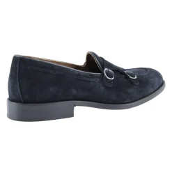 Blå Semskede Loafers
