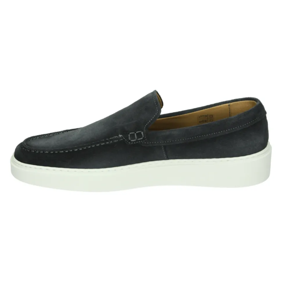 Blå Semskede Slip-On Sko