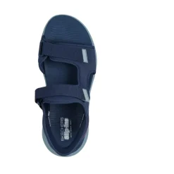 Blå Slip-On Sandaler med Justerbare Stropper