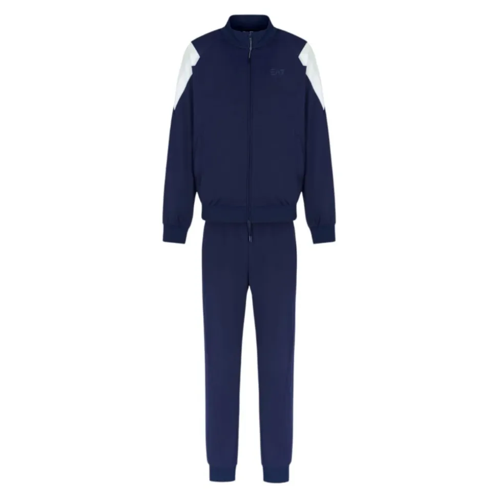 Blå Stilig Playsuit for Mannlige Idrettsutøvere