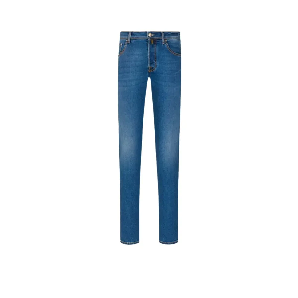 Blue Nick Slim Fit 5-Pocket Jeans