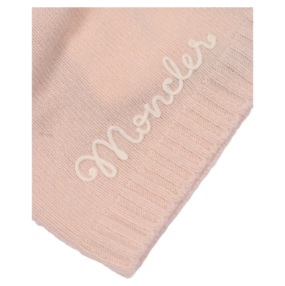 Brodert Logo Ull- og Kasjmir Beanie