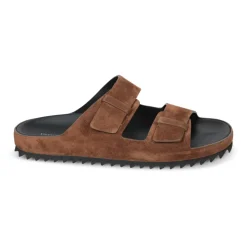 Brune Sandaler med Dobbelte Spenner