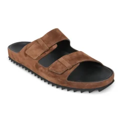 Brune Sandaler med Dobbelte Spenner