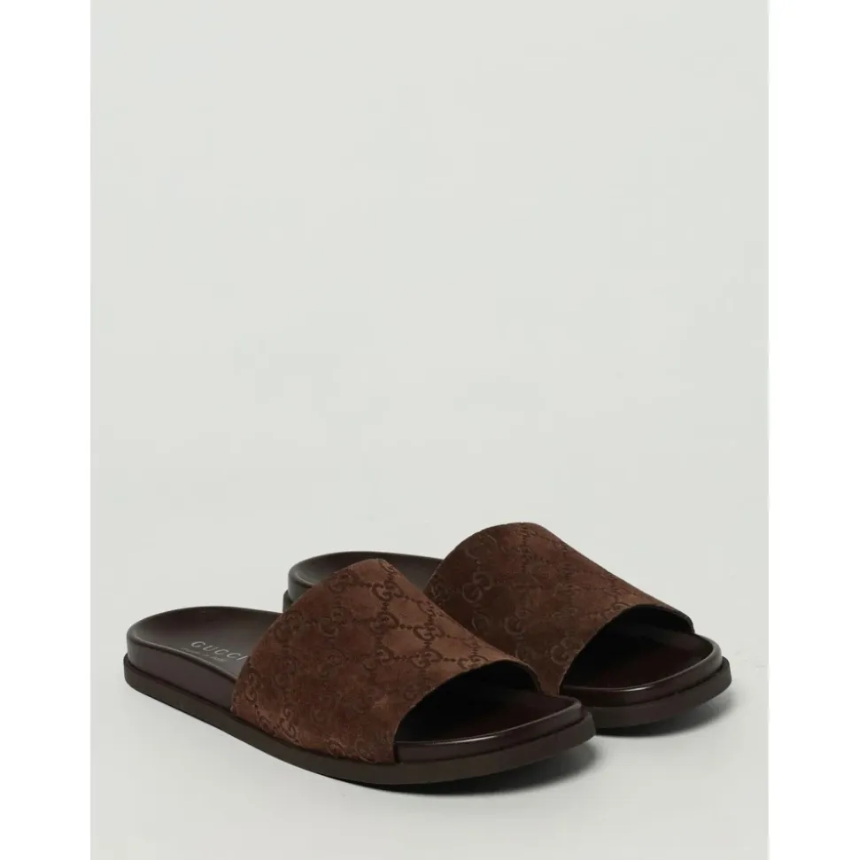 Brune Sandaler med Stropper og Spenne