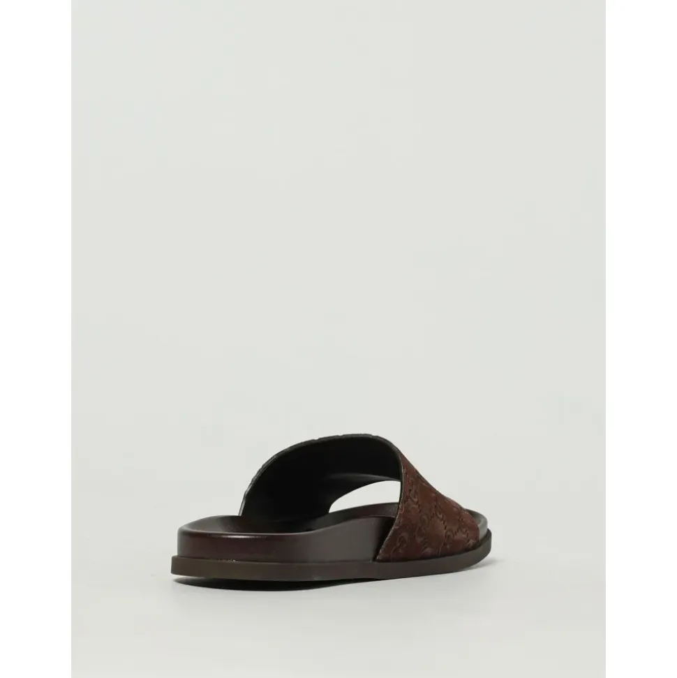 Brune Sandaler med Stropper og Spenne