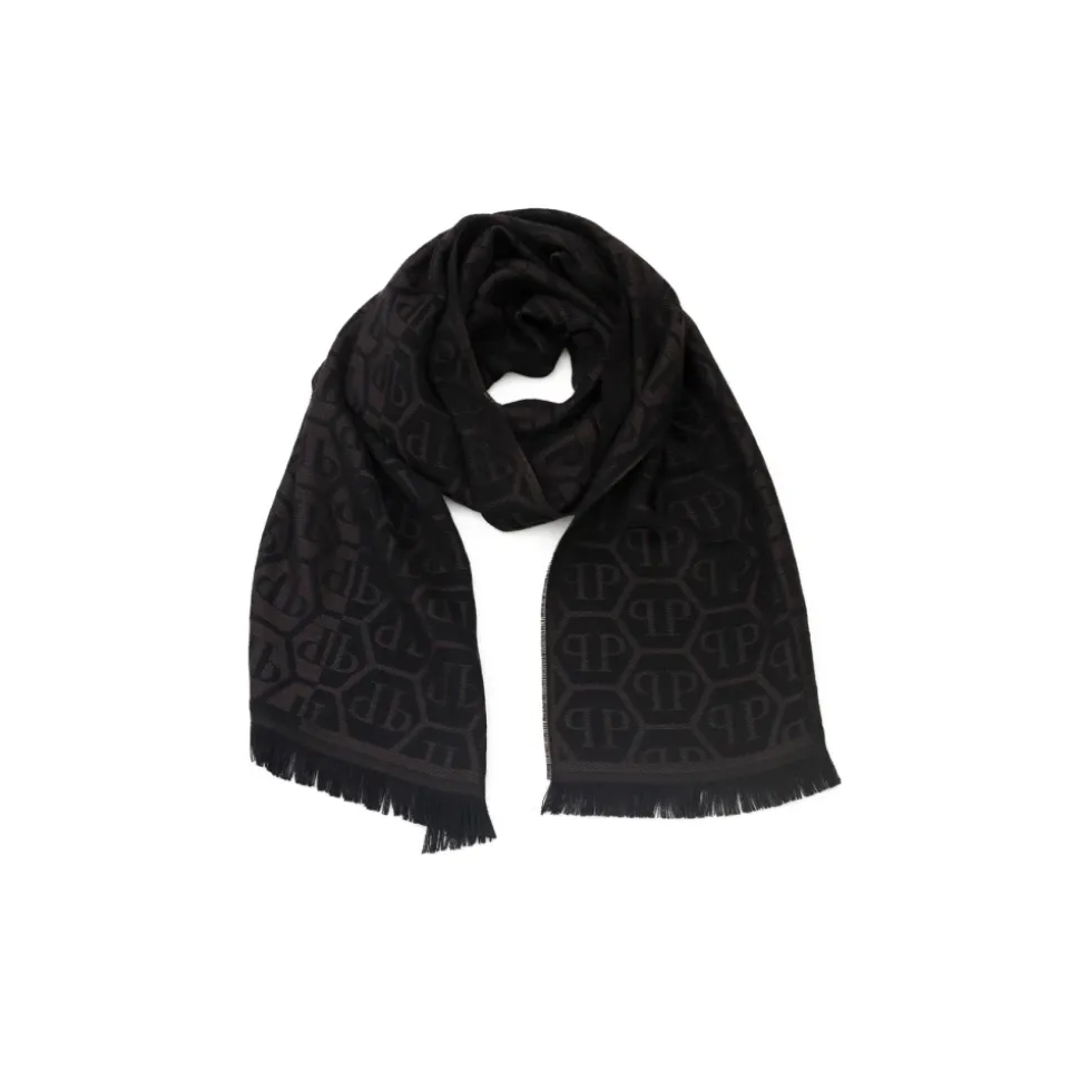 Brun Logo All-Over Stole