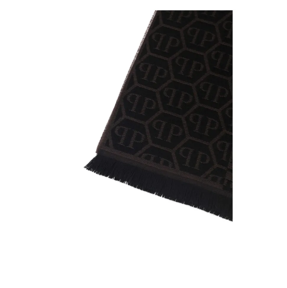 Brun Logo All-Over Stole