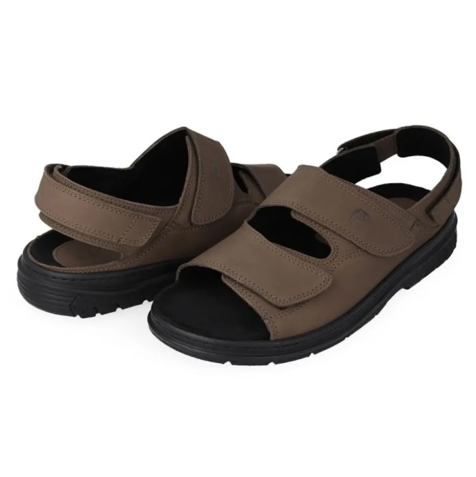 Brun Nubuck Anatomiske Sandaler