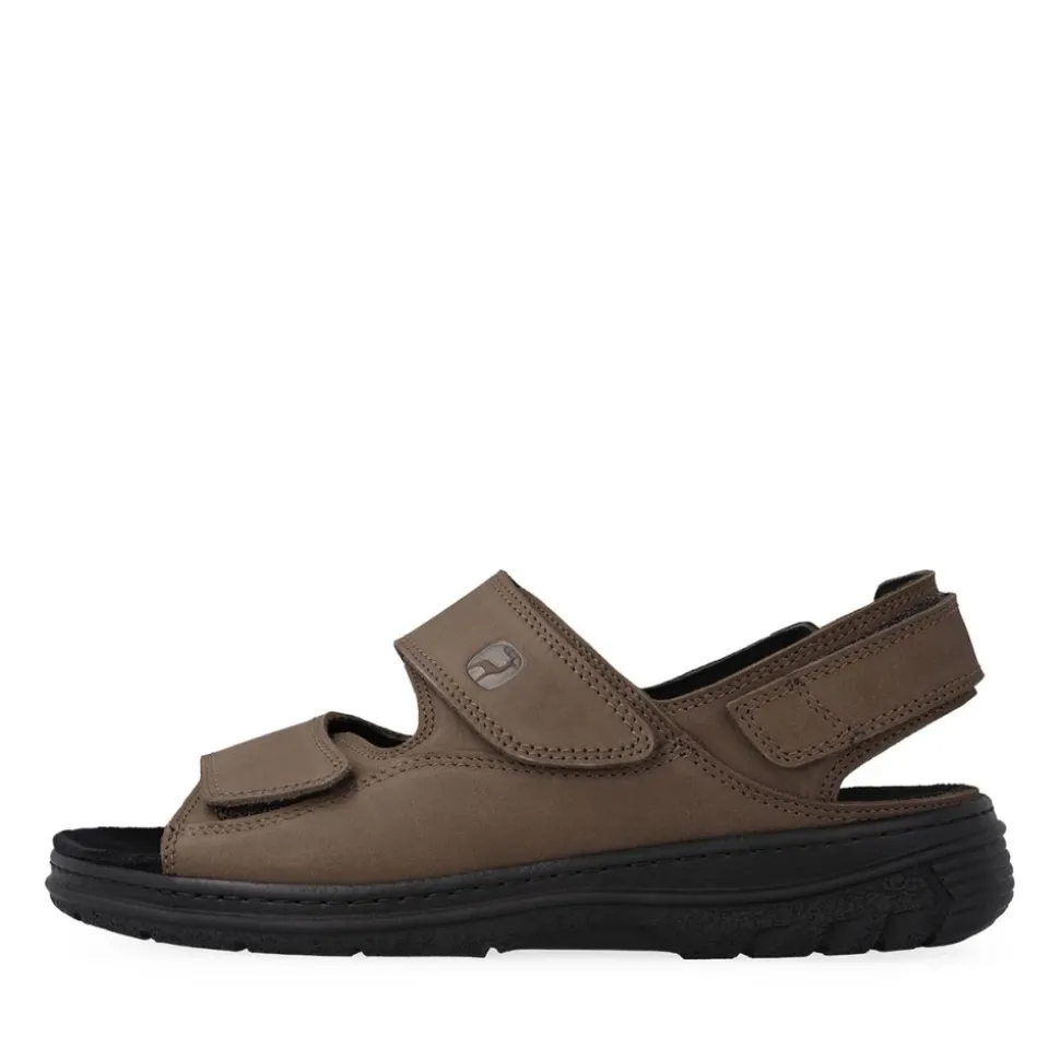 Brun Nubuck Anatomiske Sandaler