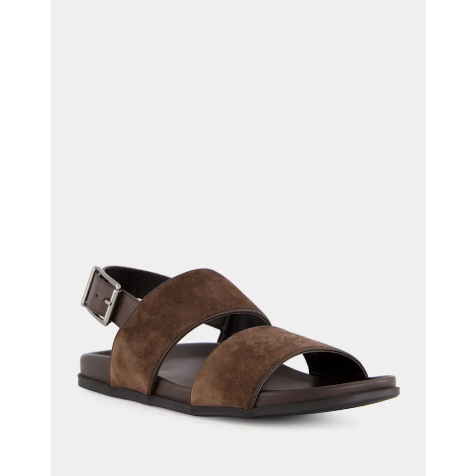 Brun Semsket Fussbett Sandaler