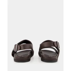 Brun Semsket Fussbett Sandaler