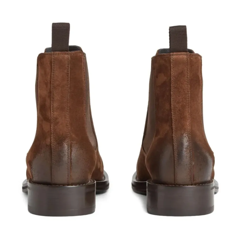 Brun skinn sneakers