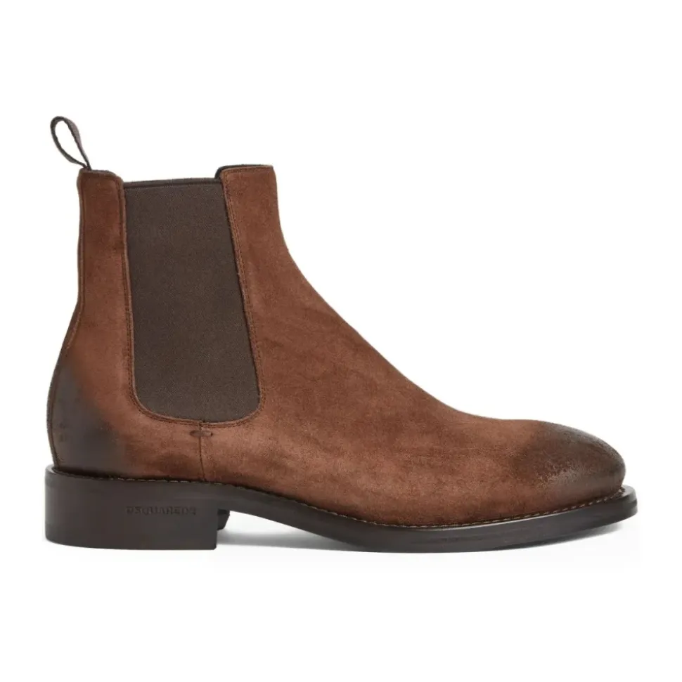 Brun skinn sneakers