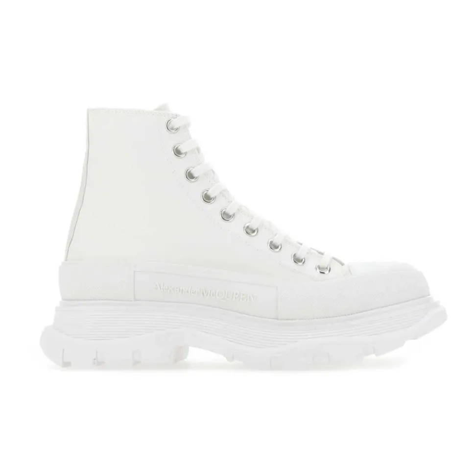 Canvas Sack Sneakers i Hvit