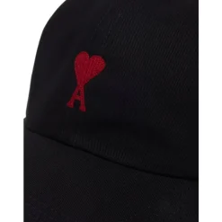 Caps i gabardin av bomull med ferskenhud-look