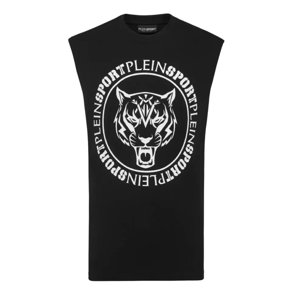 Carbon Tiger Ermeløs T-skjorte