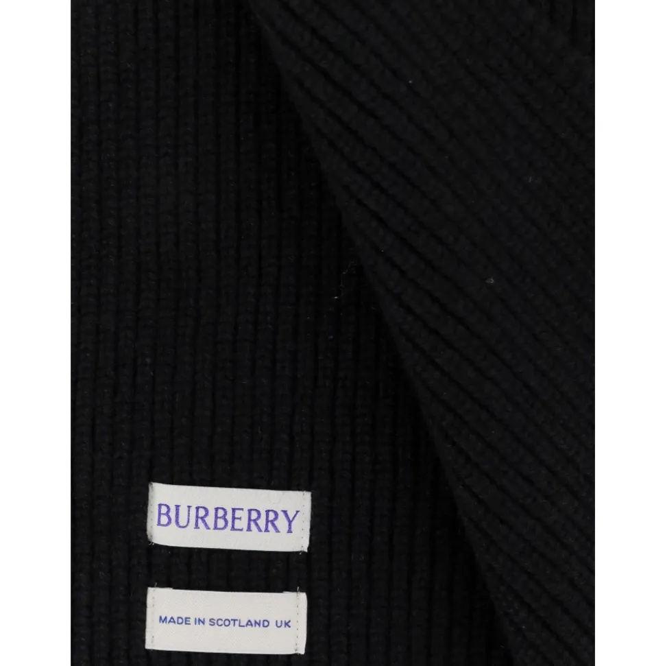 Cashmere Ribbest Skjerf