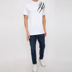 Casual Bomull T-skjorte