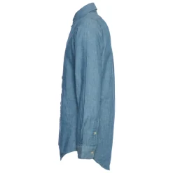 Chambray Skjorte med Brodert Pony