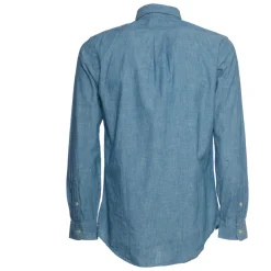Chambray Skjorte med Brodert Pony
