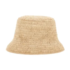 Chaturi Raffia Heklet Bøttehatt