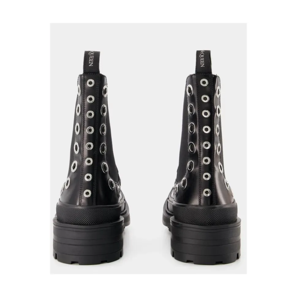 Chelsea Boots med Eyelet-detalj