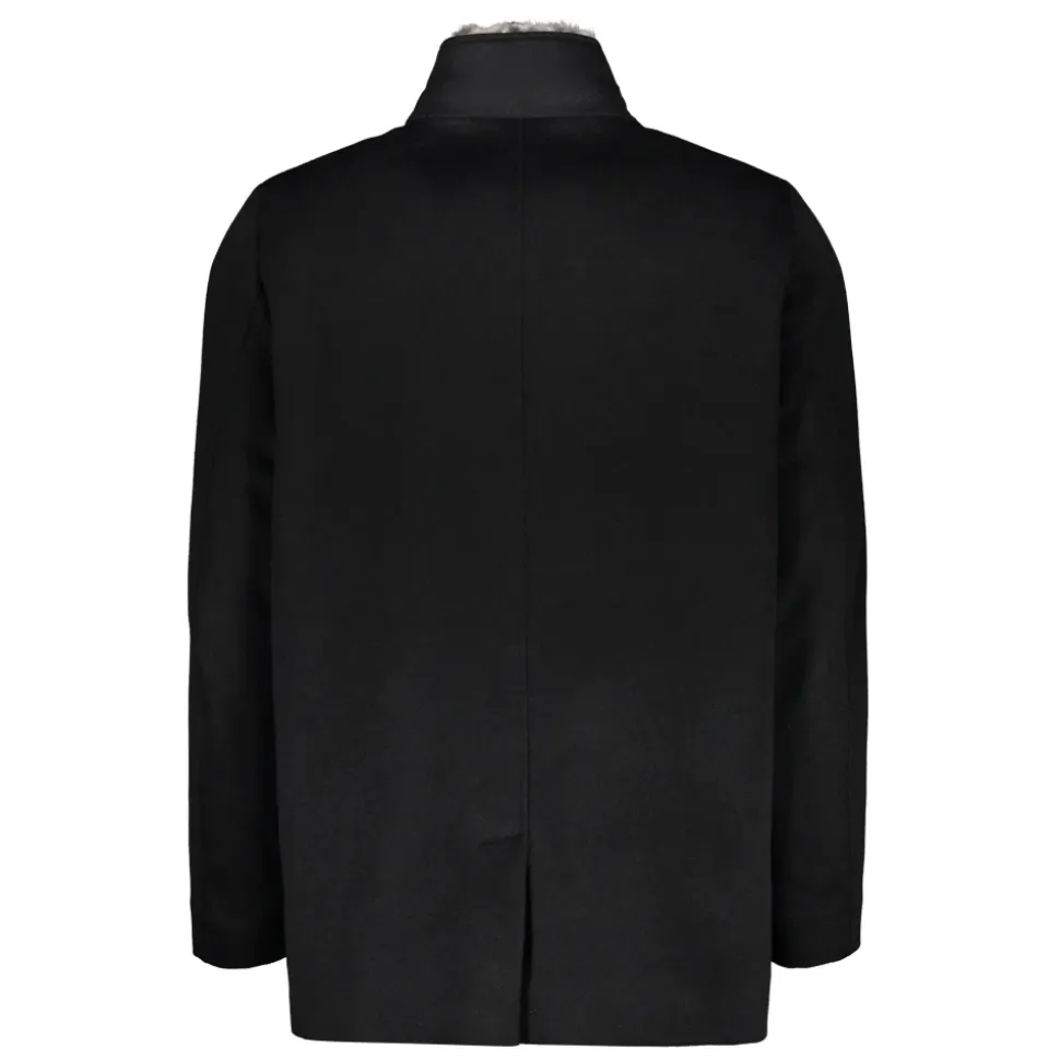 Chinchilla Fur Collar Coat